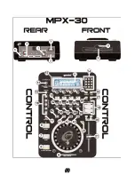 Предварительный просмотр 3 страницы Gemini MPX-30 Operation Manual