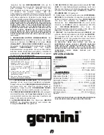 Preview for 7 page of Gemini PMX-04 Operation Manual