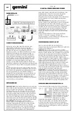 Preview for 24 page of Gemini PMX-20 User Manual