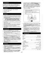 Preview for 3 page of Gemini PMX-350 Operation Manual