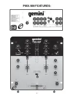 Preview for 2 page of Gemini PMX-500 Operator'S Manual