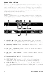 Preview for 2 page of Gemini RMR-1000 Operation Manual