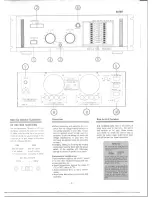 Предварительный просмотр 2 страницы Gemini SA-501 Owner'S Manual