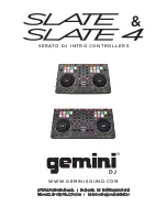 Preview for 1 page of Gemini Slate Operation Manual