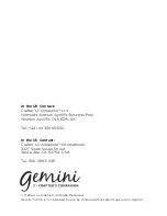 Preview for 44 page of Gemini STITCH-L100 Manual