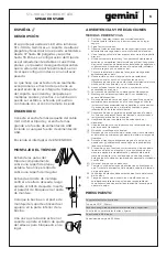 Предварительный просмотр 5 страницы Gemini STL-100 ULTRA BRIGHT LED User Manual