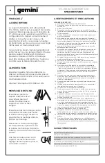 Предварительный просмотр 6 страницы Gemini STL-100 ULTRA BRIGHT LED User Manual