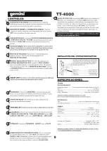 Preview for 8 page of Gemini TT-4000 Operation Manual