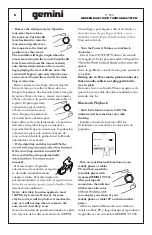 Preview for 6 page of Gemini TT-900 User Manual