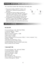 Preview for 6 page of Gemini UHF-6200 User Manual