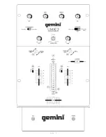 Предварительный просмотр 3 страницы Gemini UMX-3 Operation Manual