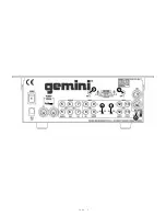 Предварительный просмотр 2 страницы Gemini UMX-7 Operation Manual