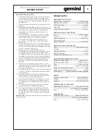 Preview for 11 page of Gemini WRX-843 Series User Manual