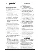 Preview for 22 page of Gemini WRX-843 Series User Manual