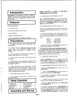 Preview for 4 page of Gemini XL-1800Q IV Operation Manual