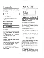 Preview for 3 page of Gemini XL-DD50 IV E Operation Manual