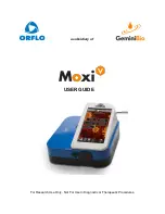 GeminiBio ORFLO Moxi V User Manual preview