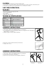 Предварительный просмотр 2 страницы Gemmy 111577 Instructions