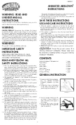 Gemmy Airblown Inflatable 19955-J Instructions preview