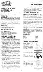 Preview for 1 page of Gemmy Airblown Inflatable 34903 Instructions