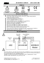 Gemo AR2-S-24VDC-MB1 User Manual предпросмотр