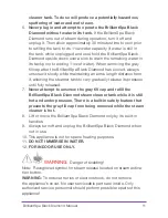 Предварительный просмотр 11 страницы GemOro BrilliantSpa Black Diamond Instructions For Use & Safety Precautions