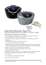 Preview for 15 page of GemOro BrilliantSpa Pro 0384 Manual