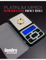 GemOro PLATINUM MP601 Manual предпросмотр