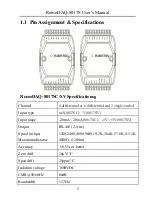 Preview for 6 page of Gemotech RemoDAQ-8017SC User Manual