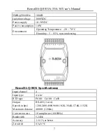 Предварительный просмотр 8 страницы Gemotech RemoDAQ-8031A User Manual