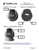 Gemplus GemProx-PU Quick Installation Manual preview