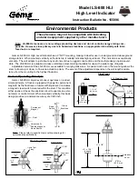 Gems LS-800 HLI Instruction Bulletin preview