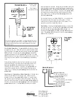 Preview for 2 page of Gems Warrick RA-431 Series Installation And Operation Bulletin