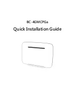 Preview for 1 page of Gemtek Systems BC-4GMCPGa Quick Installation Manual