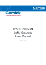 Предварительный просмотр 1 страницы Gemtek WAPD-246ACN User Manual