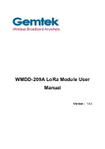 Предварительный просмотр 1 страницы Gemtek WMDD-209A User Manual