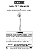 Gemtor FLW Series Owner'S Manual preview