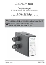 Preview for 1 page of Gemu 1283 Installation, Operating And Maintenance Instructions