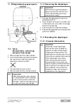 Предварительный просмотр 39 страницы Gemu 650 Manual