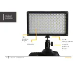 Предварительный просмотр 6 страницы Genaray LED-7100T User Manual