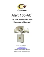 Preview for 1 page of Genave Alert 150-AC Hardware Manual