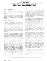 Preview for 3 page of Genave ECOM-4 Maintenance Manual