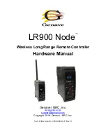 Preview for 1 page of Genave LR900 Node Hardware Manual