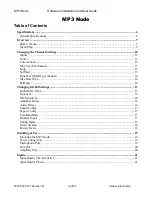 Preview for 5 page of Genave MP3 Node Hardware Manual