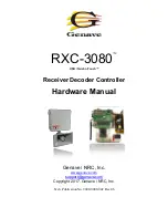 Предварительный просмотр 1 страницы Genave RXC-3080 Hardware Manual