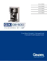 Gendex GX CB-500 Service Manual preview