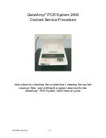 Preview for 2 page of GeneAmp PCR System 2400 Replacement Procedure