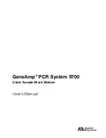 GeneAmp PCR System 9700 User Manual preview