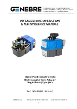 Предварительный просмотр 1 страницы Genebre 5810 00 Installation, Operation & Maintenance Manual