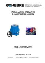 Preview for 1 page of Genebre 5810 04 Installation, Operation & Maintenance Manual